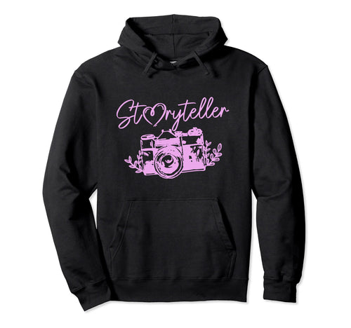 Photographer Storyteller Camera Hoodie - Streetwear Style Unisex - T-Shirt, Sweatshirt, Hoodie