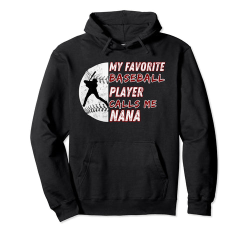 My Favorite Baseball Player Calls Me Hoodie - Trendy Graphic for Adults - T-Shirt, Sweatshirt, Hoodie