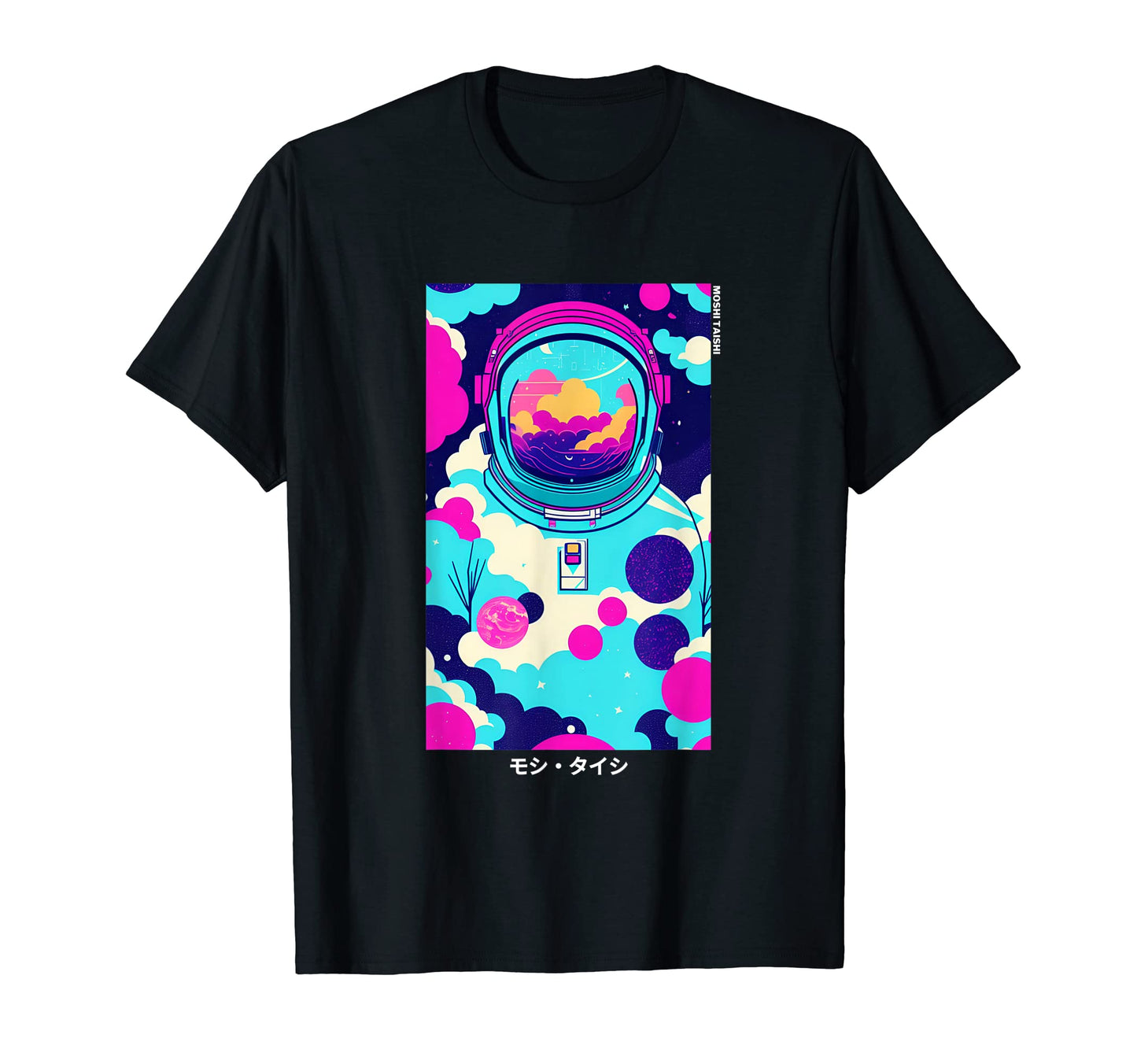 Japanese Streetwear Astronaut T-Shirt - Custom Art Print Men Women - T-Shirt, Sweatshirt, Hoodie