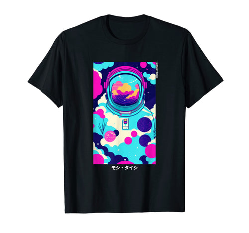 Japanese Streetwear Astronaut T-Shirt - Custom Art Print Men Women - T-Shirt, Sweatshirt, Hoodie