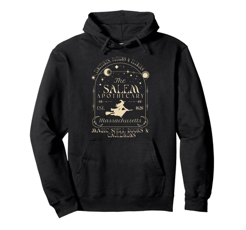 Boho Celestial Salem Apothecary Witch Hoodie - Trendy Graphic for Adults - T-Shirt, Sweatshirt, Hoodie