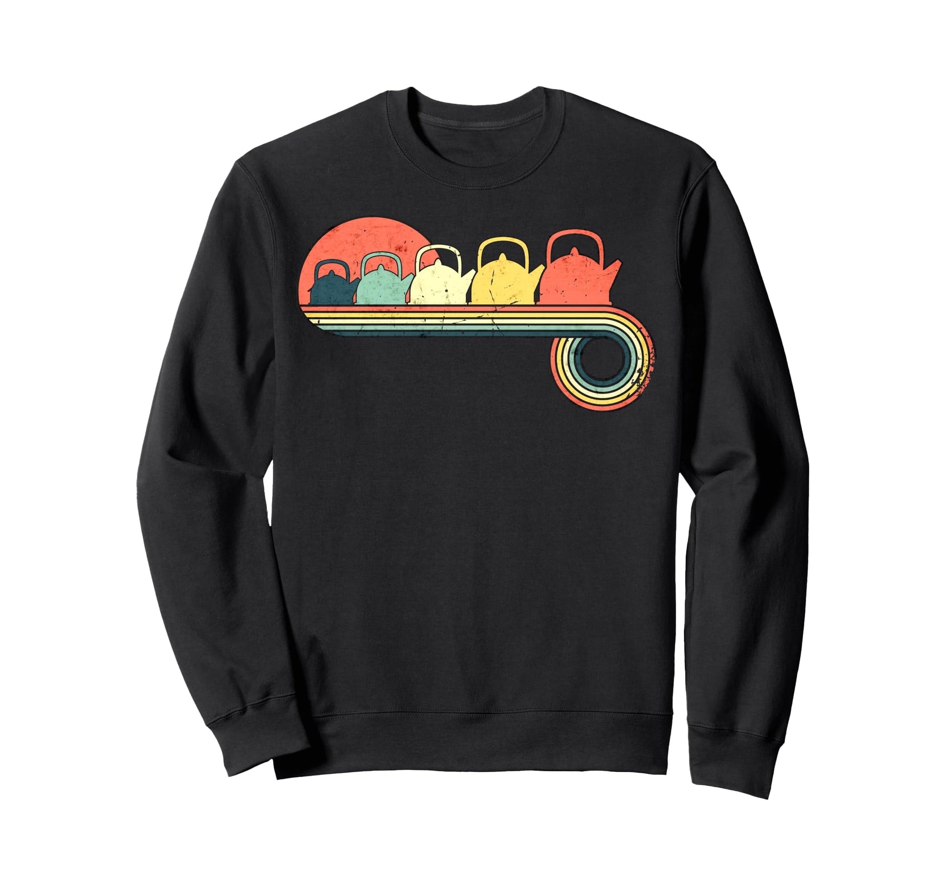 Kettle Tea Sunset Rainbow Sweatshirt - Custom Art Print for Adults - T-Shirt, Sweatshirt, Hoodie