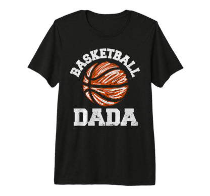 Mens Basketball Dada Distressed T-Shirt - Aesthetic Graphic for Adults - T-Shirt, Sweatshirt, Hoodie