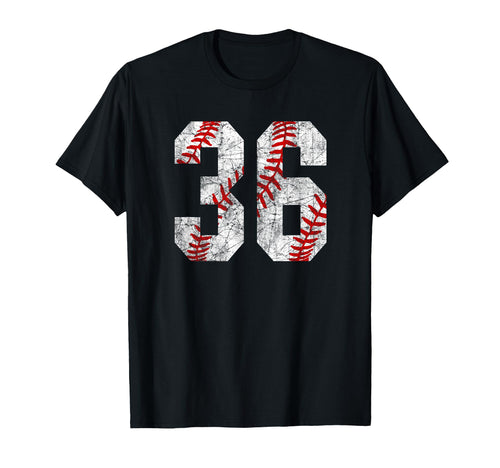 Baseball Mom 36 Jersey Baseball T-Shirt - Trendy Graphic for Adults - T-Shirt, Sweatshirt, Hoodie