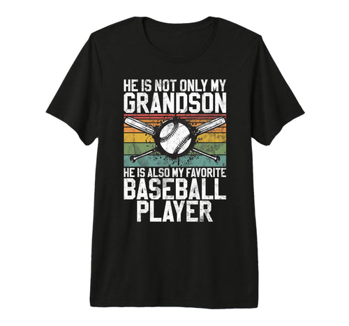 He Is Not Only My Grandson He Is My T-Shirt - Custom Art Print for Adults - T-Shirt, Sweatshirt, Hoodie