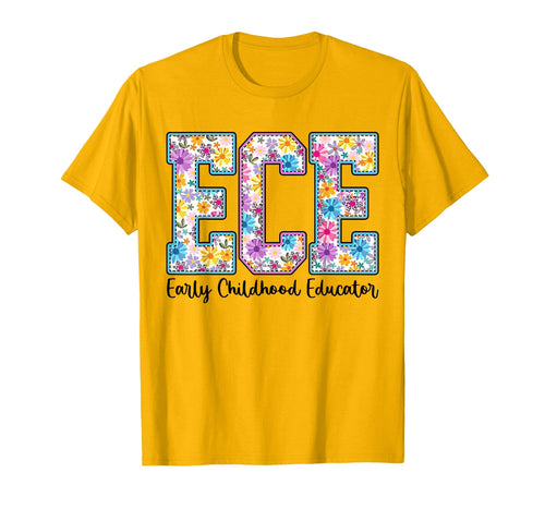 Ece Early Childhood Educator Boho T-Shirt - Unique Graphic Men Women - T-Shirt, Sweatshirt, Hoodie