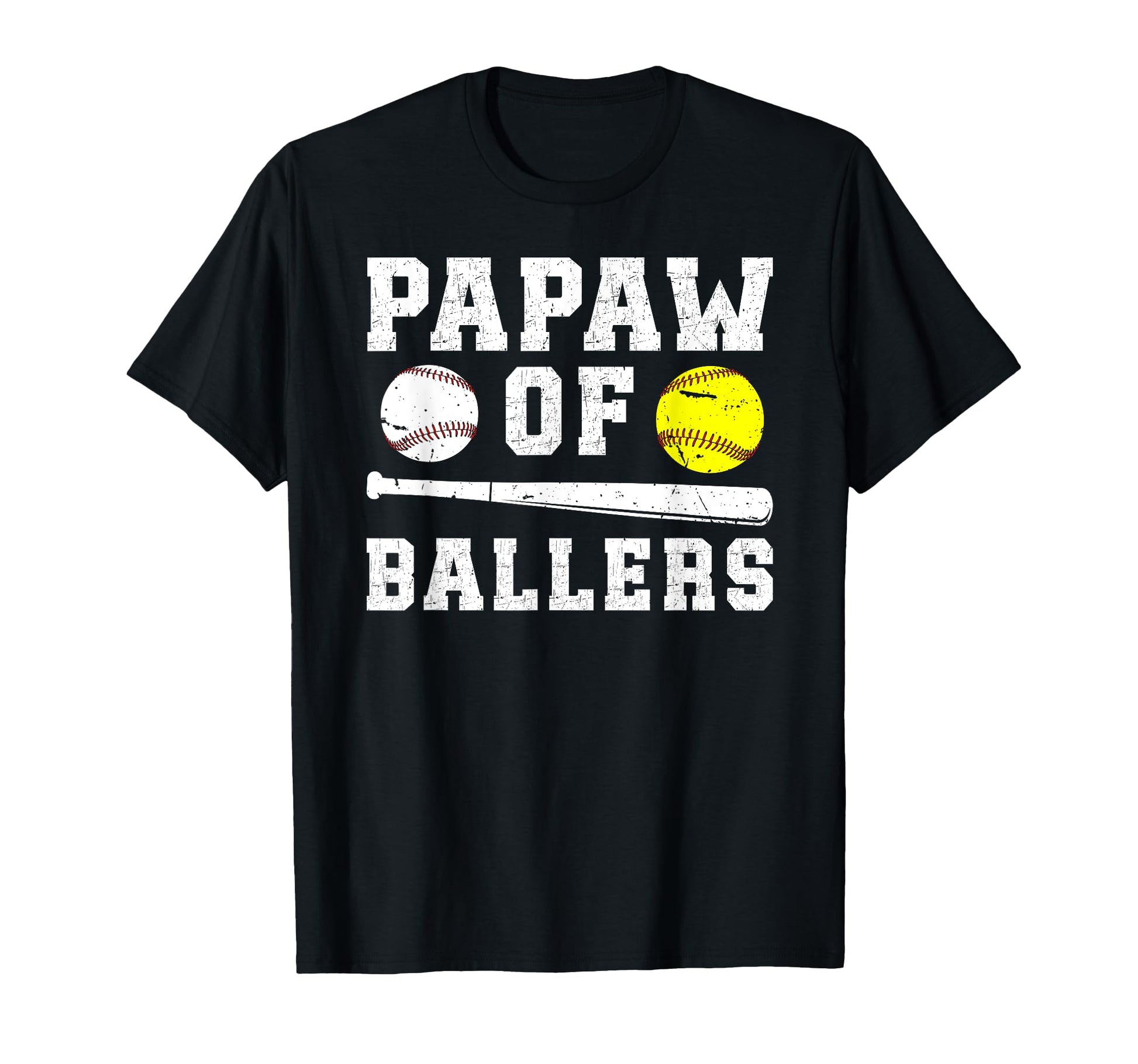 Papaw Ballers Proud Baseball Softball T-Shirt - Streetwear Style Unisex - T-Shirt, Sweatshirt, Hoodie
