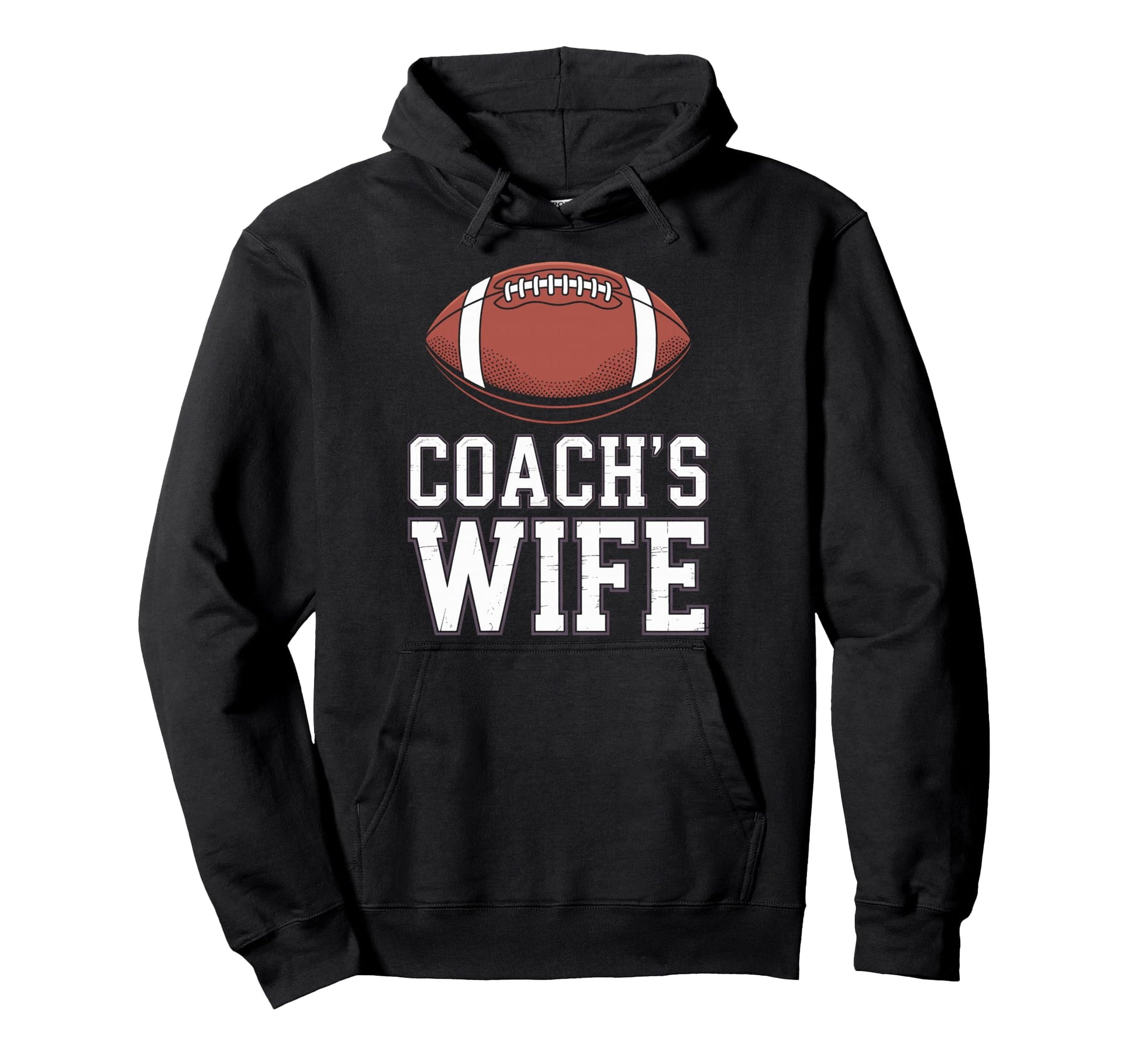 Game Day Coachs Wife Football Moms Hoodie - Minimalist Print Unisex - T-Shirt, Sweatshirt, Hoodie