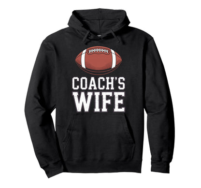 Game Day Coachs Wife Football Moms Hoodie - Minimalist Print Unisex - T-Shirt, Sweatshirt, Hoodie