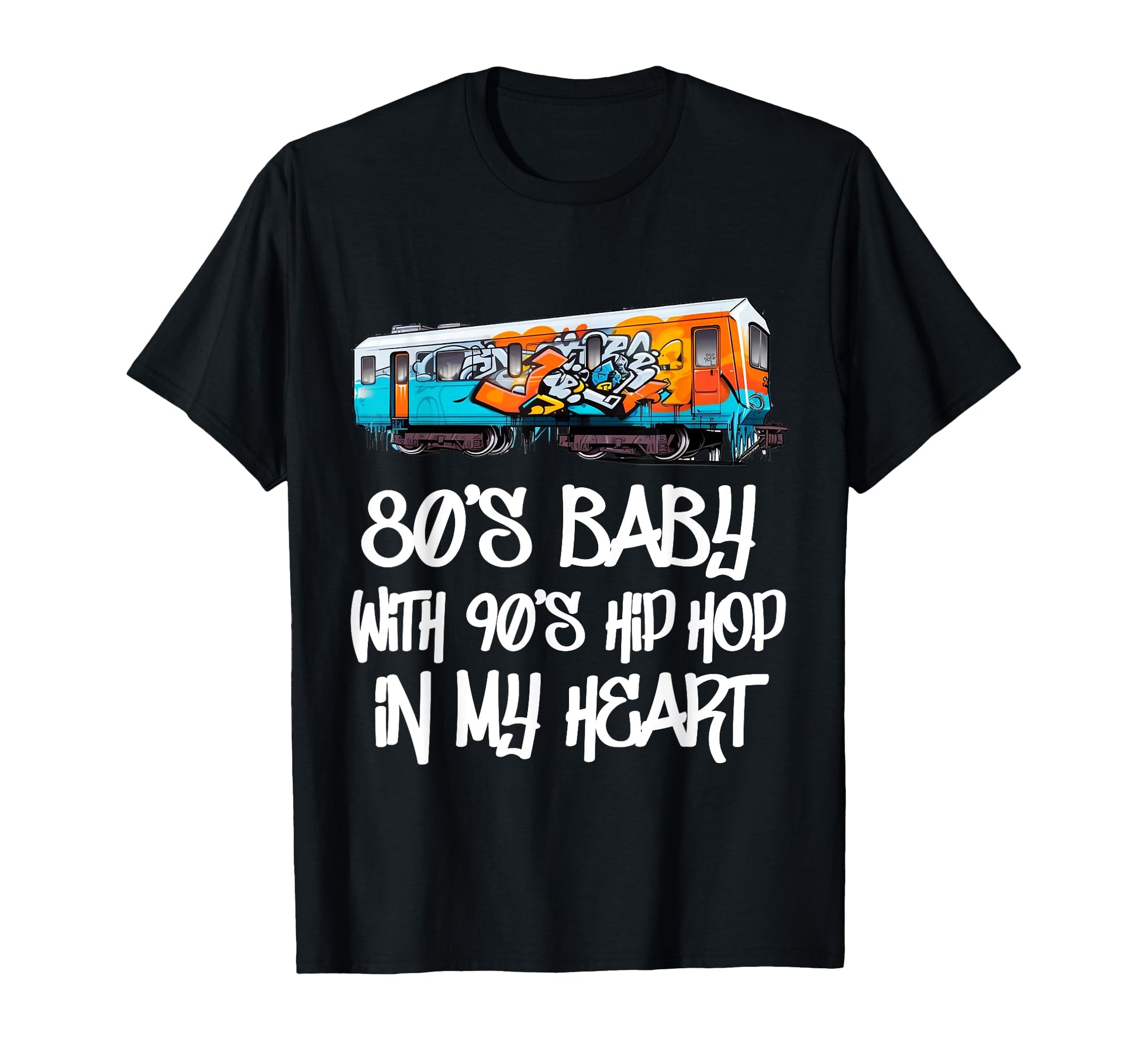 Hip Hop Old School 90S Music 80S Born T-Shirt - Unique Graphic Unisex - T-Shirt, Sweatshirt, Hoodie