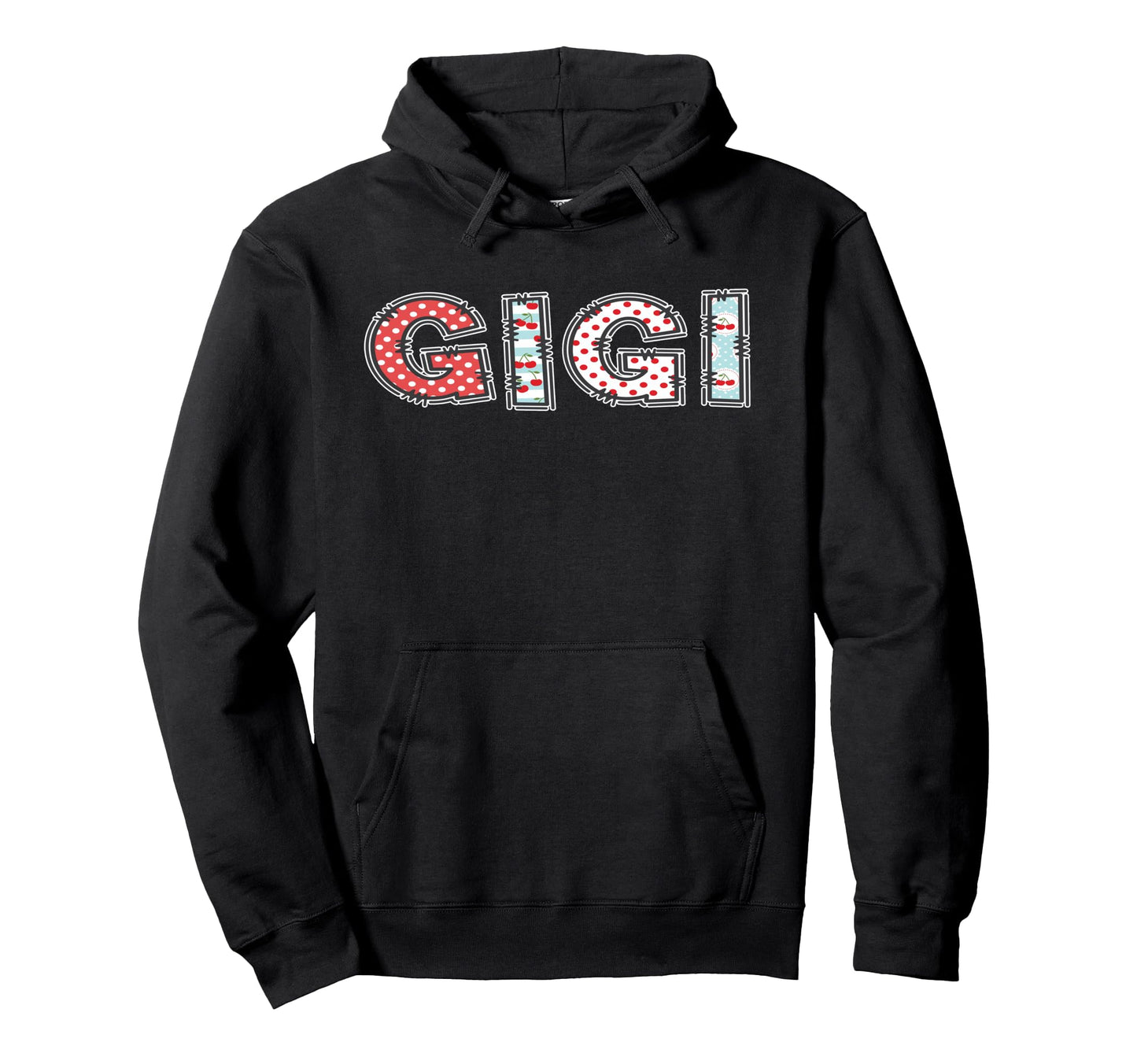 Boho Cherry Grandma Gigi Halloween Hoodie - Minimalist Print for Adults - T-Shirt, Sweatshirt, Hoodie