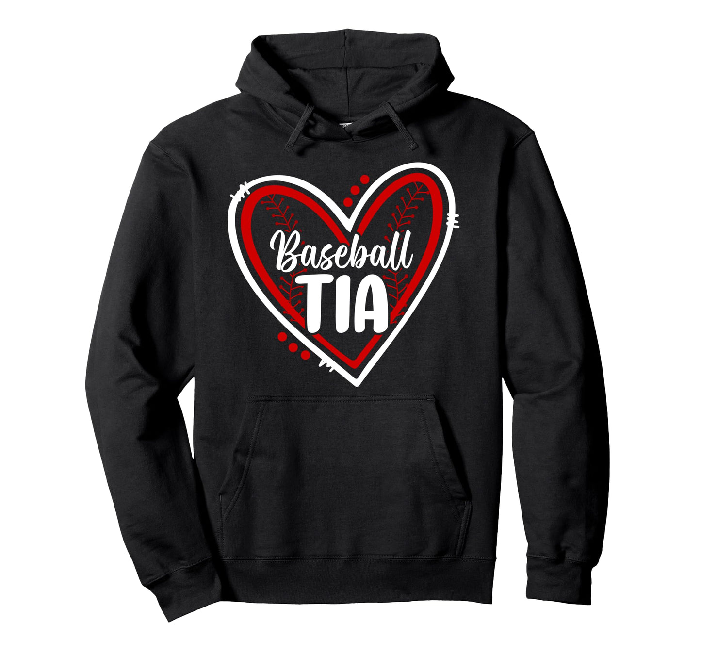 Baseball Tia Heart Tia Baseball Player Tia Hoodie - Custom Art Print Unisex - T-Shirt, Sweatshirt, Hoodie