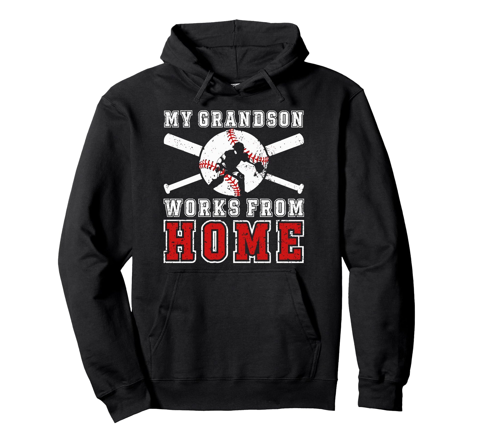 Baseball Catcher Grandpa Funny Baseball Hoodie - Graphic Print Men Women - T-Shirt, Sweatshirt, Hoodie