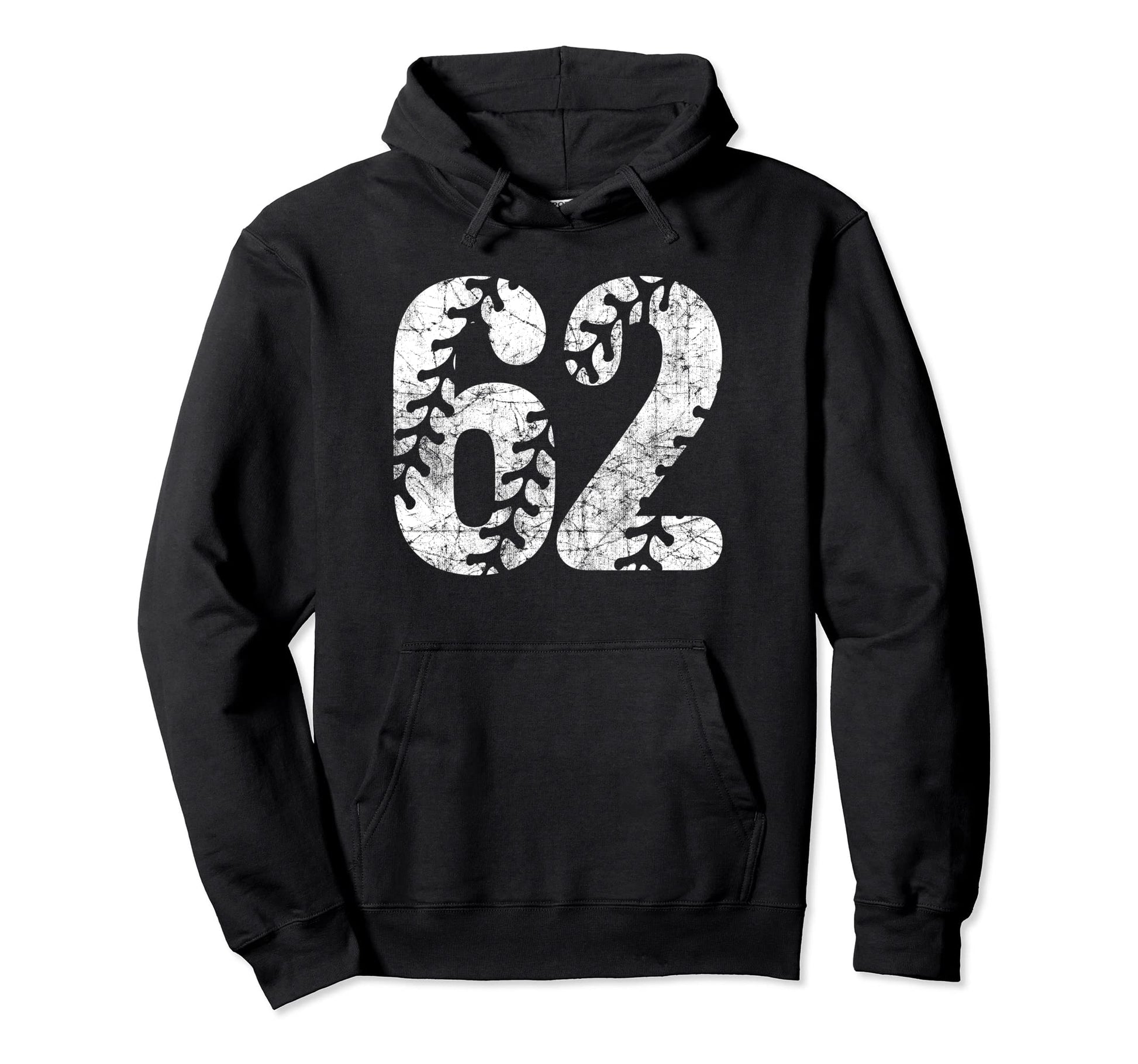 Baseball Softball Mom 62 Number 62 Hoodie - Fun Novelty Design for Adults - T-Shirt, Sweatshirt, Hoodie