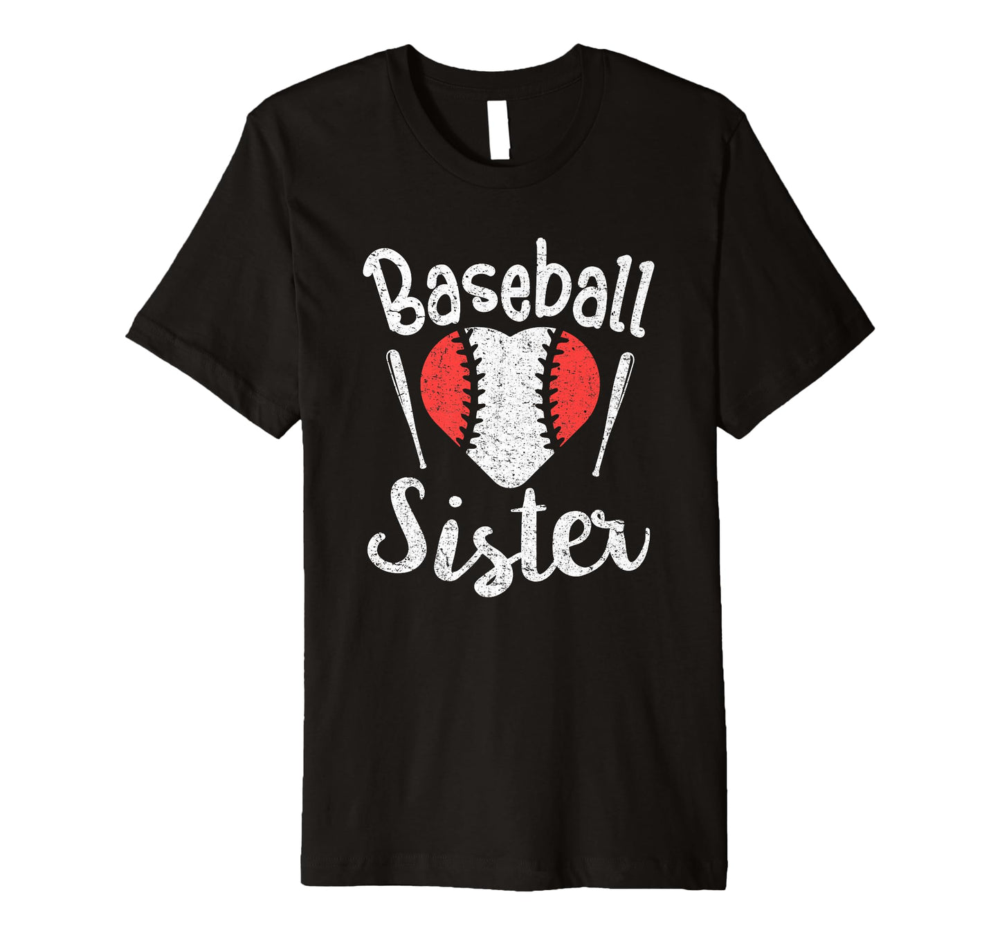 Baseball Sister Gifts Family Matching T-Shirt - Minimalist Print Men Women - T-Shirt, Sweatshirt, Hoodie