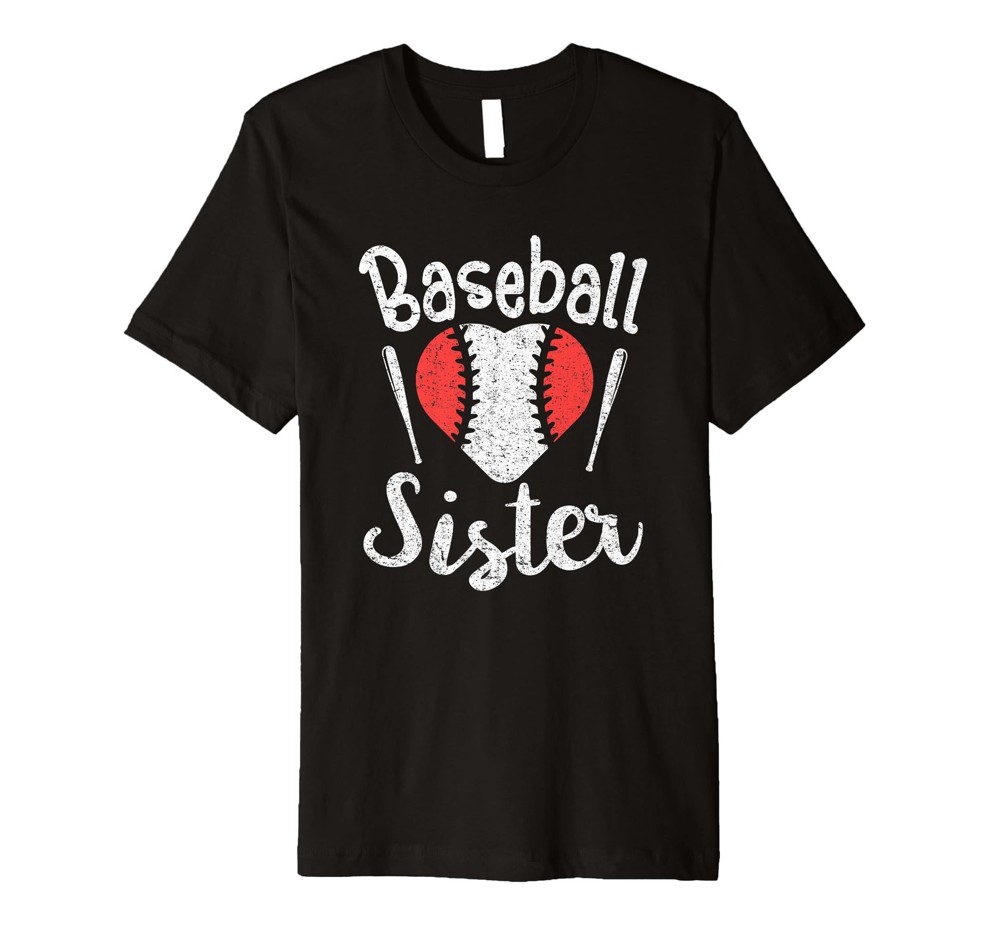 Baseball Sister Gifts Family Matching T-Shirt - Minimalist Print Men Women - T-Shirt, Sweatshirt, Hoodie