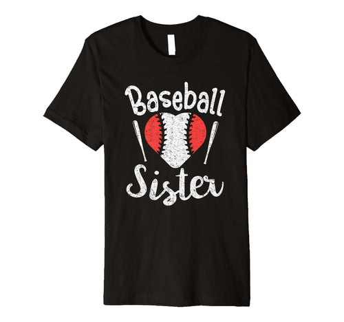 Baseball Sister Gifts Family Matching T-Shirt - Minimalist Print Men Women - T-Shirt, Sweatshirt, Hoodie