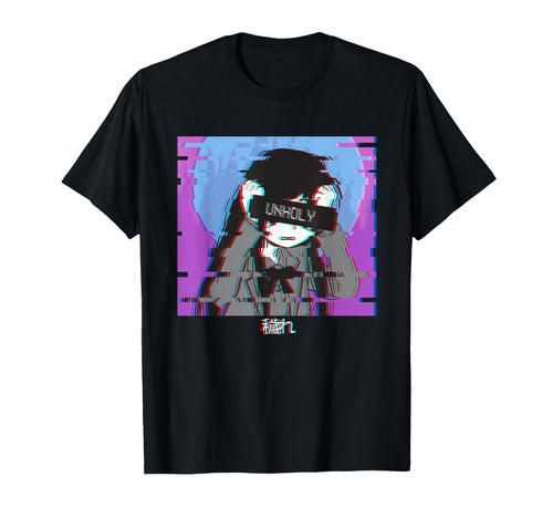 Sad Anime Japanese Vaporwave Aesthetic T-Shirt - Unique Graphic for Adults - T-Shirt, Sweatshirt, Hoodie