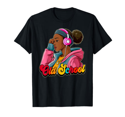 Old School Hip Hop T-Shirt - Minimalist Print Men Women - T-Shirt, Sweatshirt, Hoodie