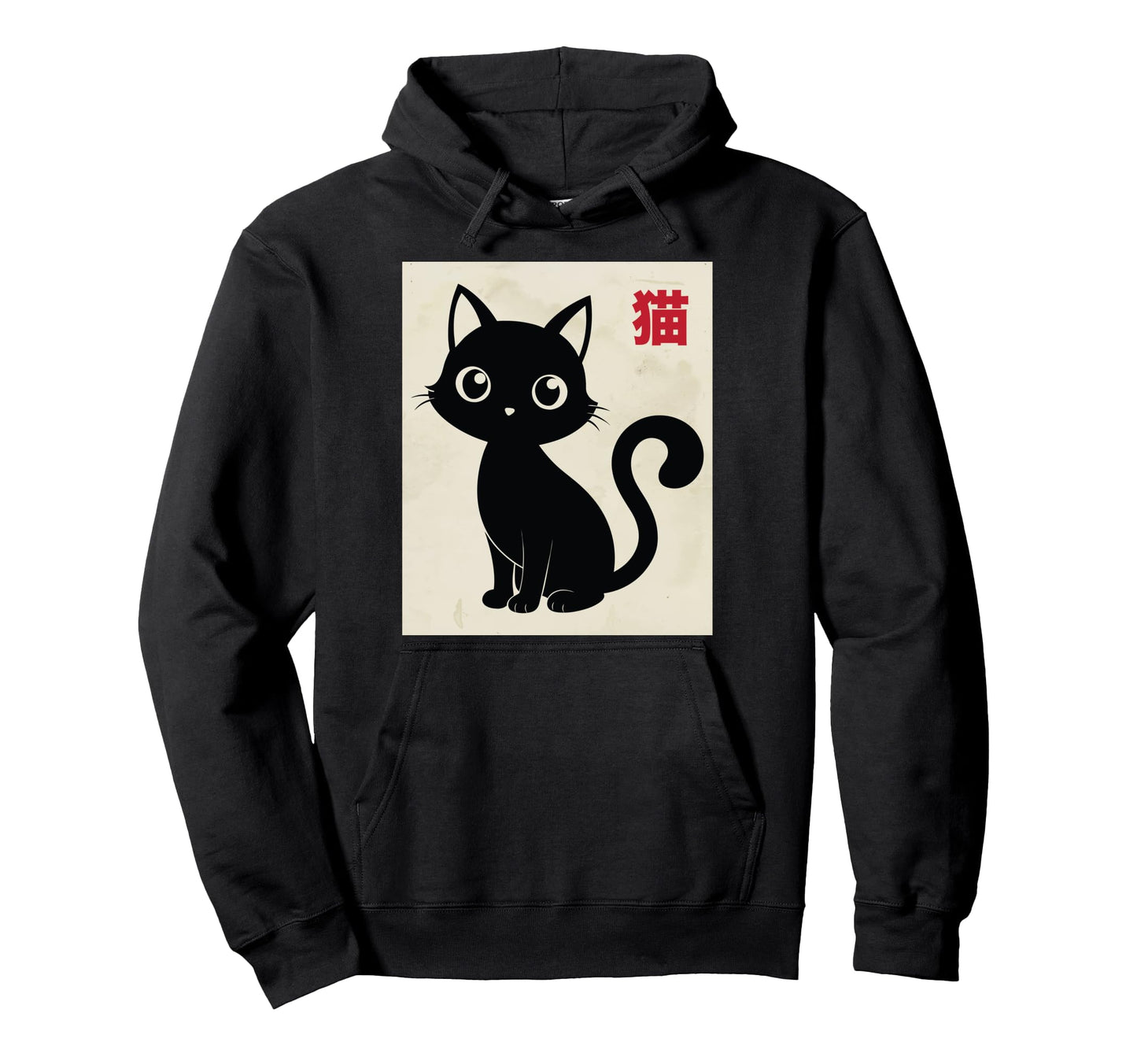 Cat Ukiyo E Art Japan Theme Pastel Hoodie - Aesthetic Graphic Men Women - T-Shirt, Sweatshirt, Hoodie