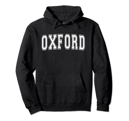 Oxford Oh Ohio Usa Sports Varsity Hoodie - Fun Novelty Design Men Women - T-Shirt, Sweatshirt, Hoodie