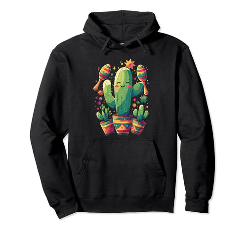 Cactus Serape Succulent Plant Cactus Hoodie - Streetwear Style for Adults - T-Shirt, Sweatshirt, Hoodie