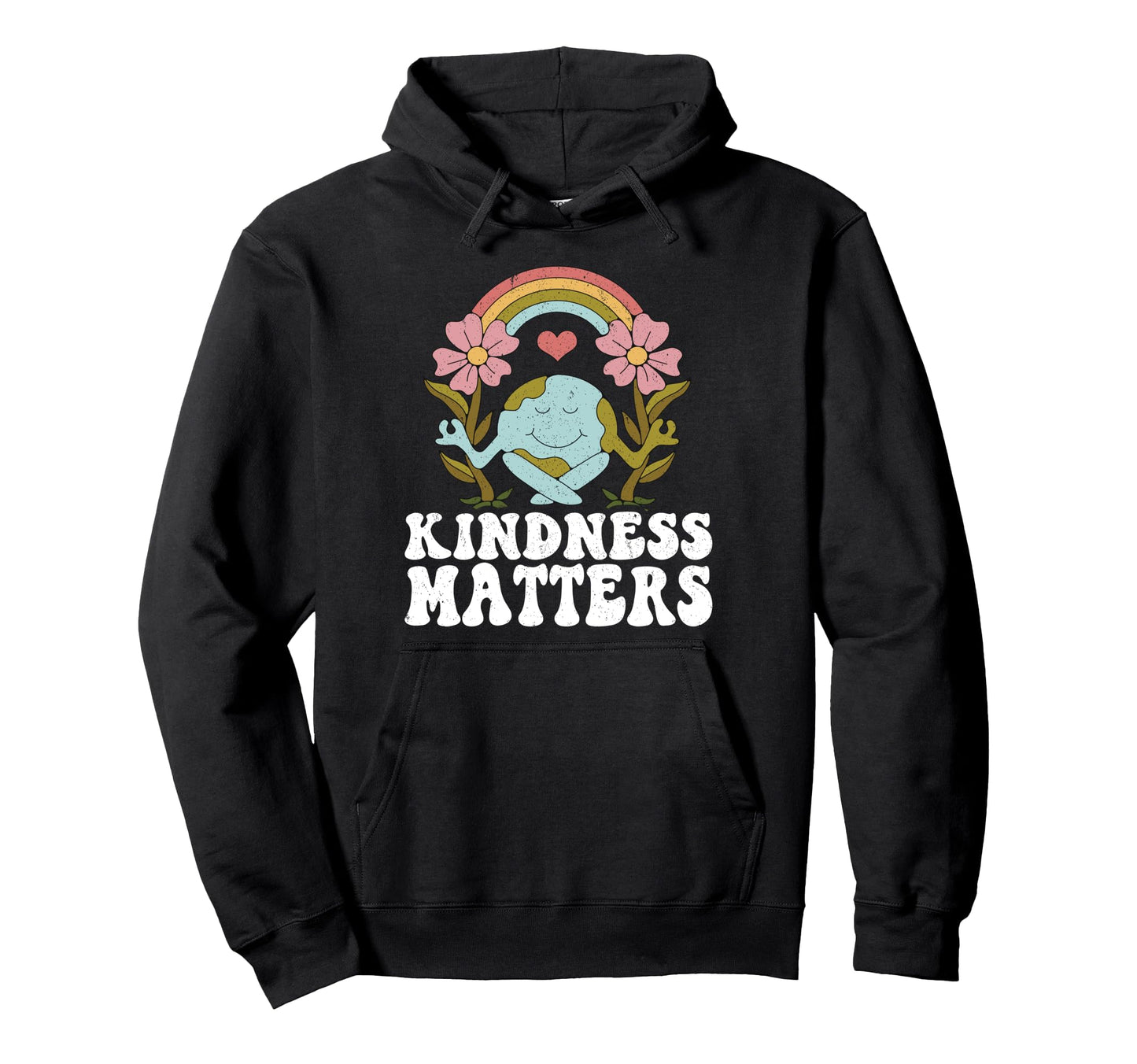 Positive Rainbow Sped Teacher Earth Hoodie - Novelty Apparel for Adults - T-Shirt, Sweatshirt, Hoodie
