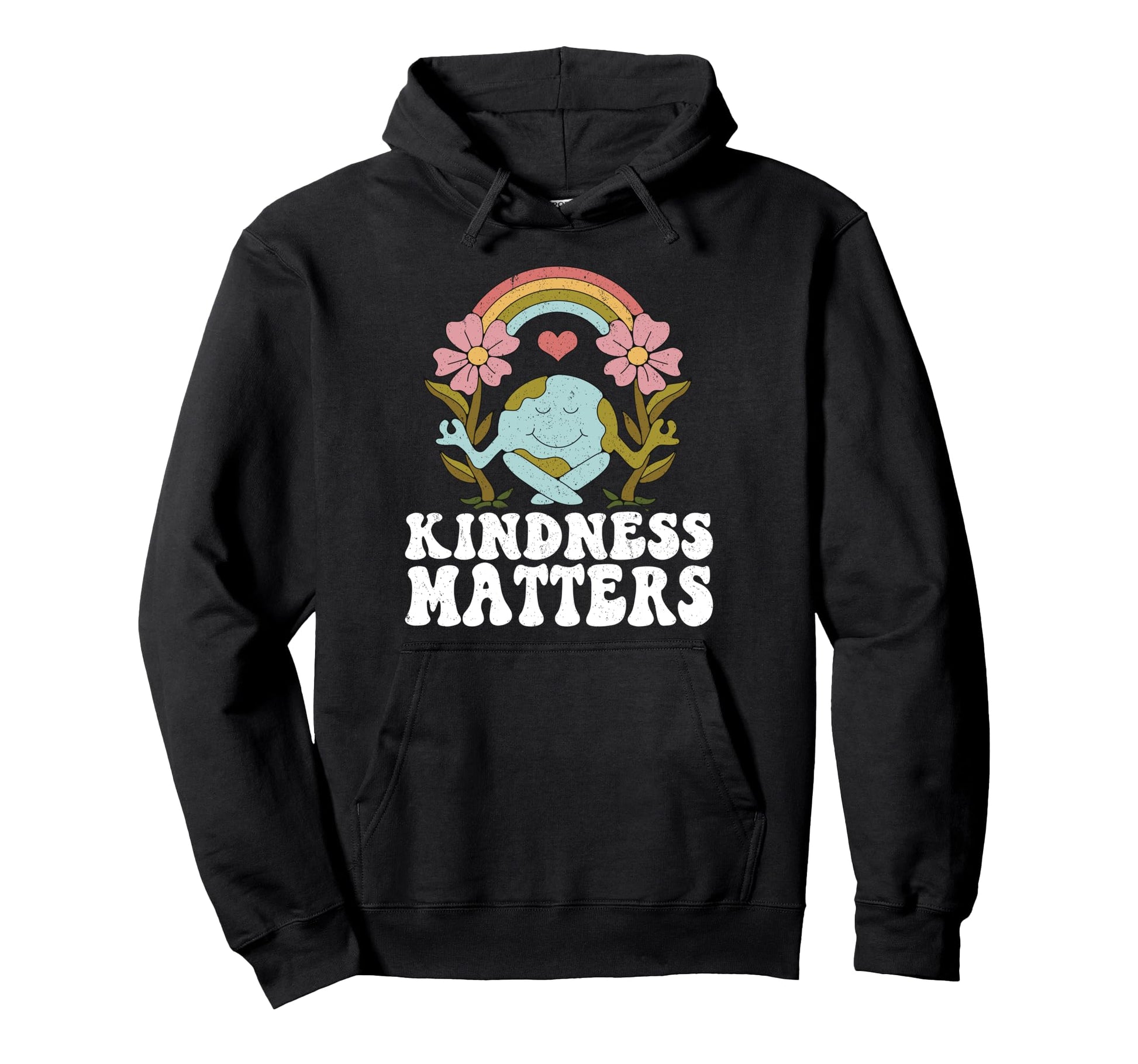 Positive Rainbow Sped Teacher Earth Hoodie - Novelty Apparel for Adults - T-Shirt, Sweatshirt, Hoodie