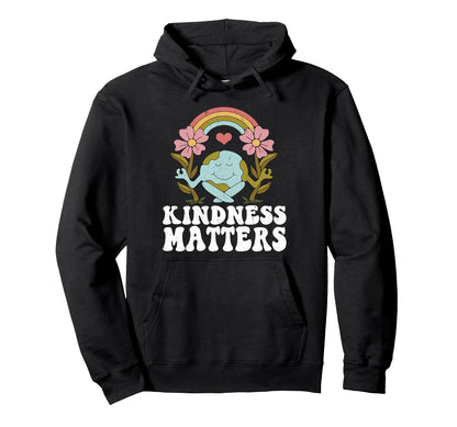 Positive Rainbow Sped Teacher Earth Hoodie - Novelty Apparel for Adults - T-Shirt, Sweatshirt, Hoodie