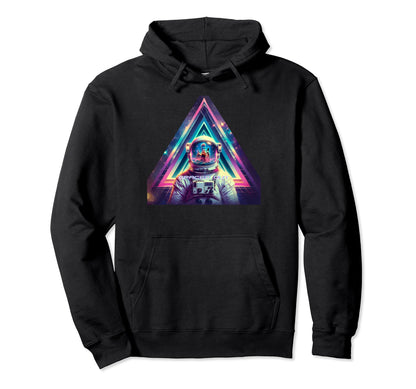 Astronaut Spaced Out Aesthetic Vaporwave Hoodie - Custom Art Print Unisex - T-Shirt, Sweatshirt, Hoodie
