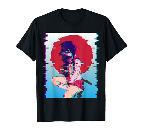 Waifu Anime School Japanese Aesthetic T-Shirt - Novelty Apparel for Adults - T-Shirt, Sweatshirt, Hoodie