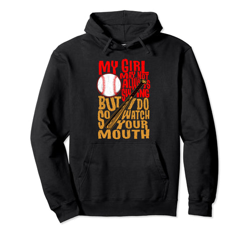 Funny Baseball Mom My May Not Always Hoodie - Streetwear Style for Adults - T-Shirt, Sweatshirt, Hoodie