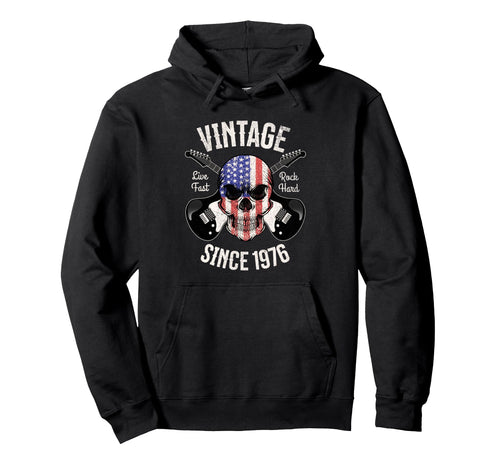 50Th Birthday Guitar Rock And Roll Hoodie - Fun Novelty Design Unisex - T-Shirt, Sweatshirt, Hoodie