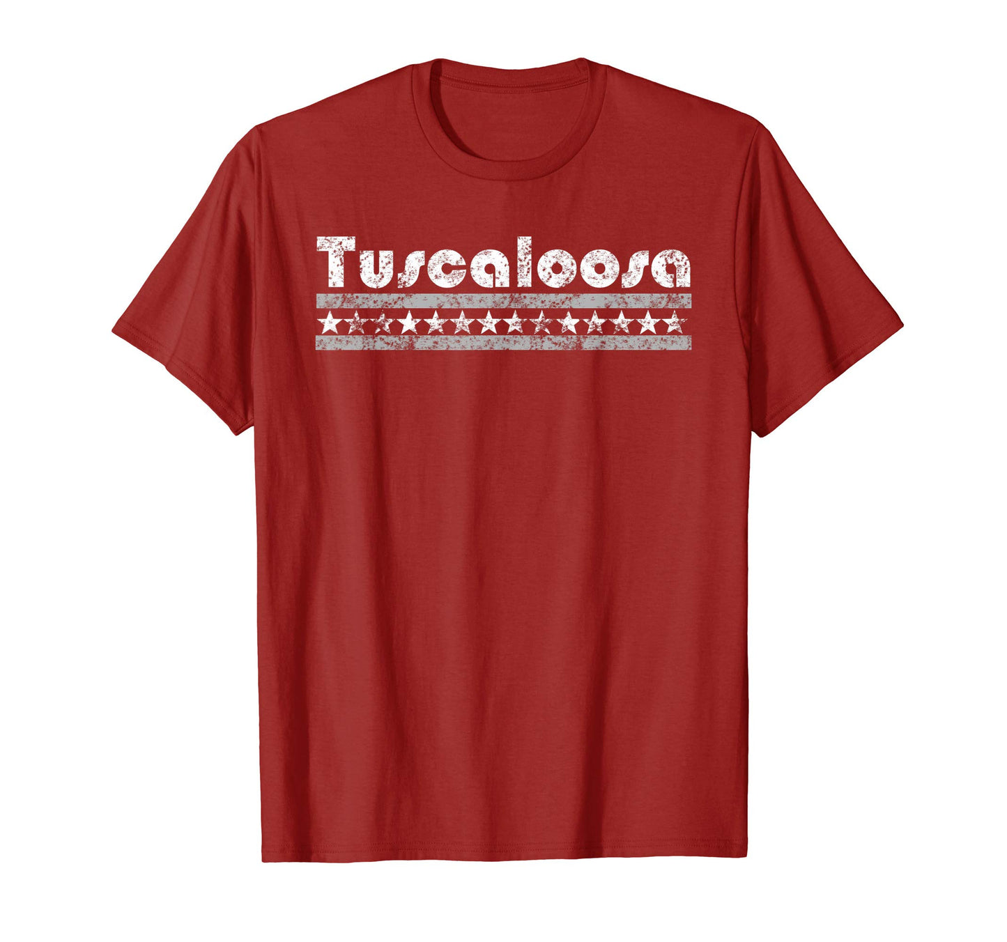 Tuscaloosa Alabama Star Stripe Throwback T-Shirt - Trendy Graphic Unisex - T-Shirt, Sweatshirt, Hoodie