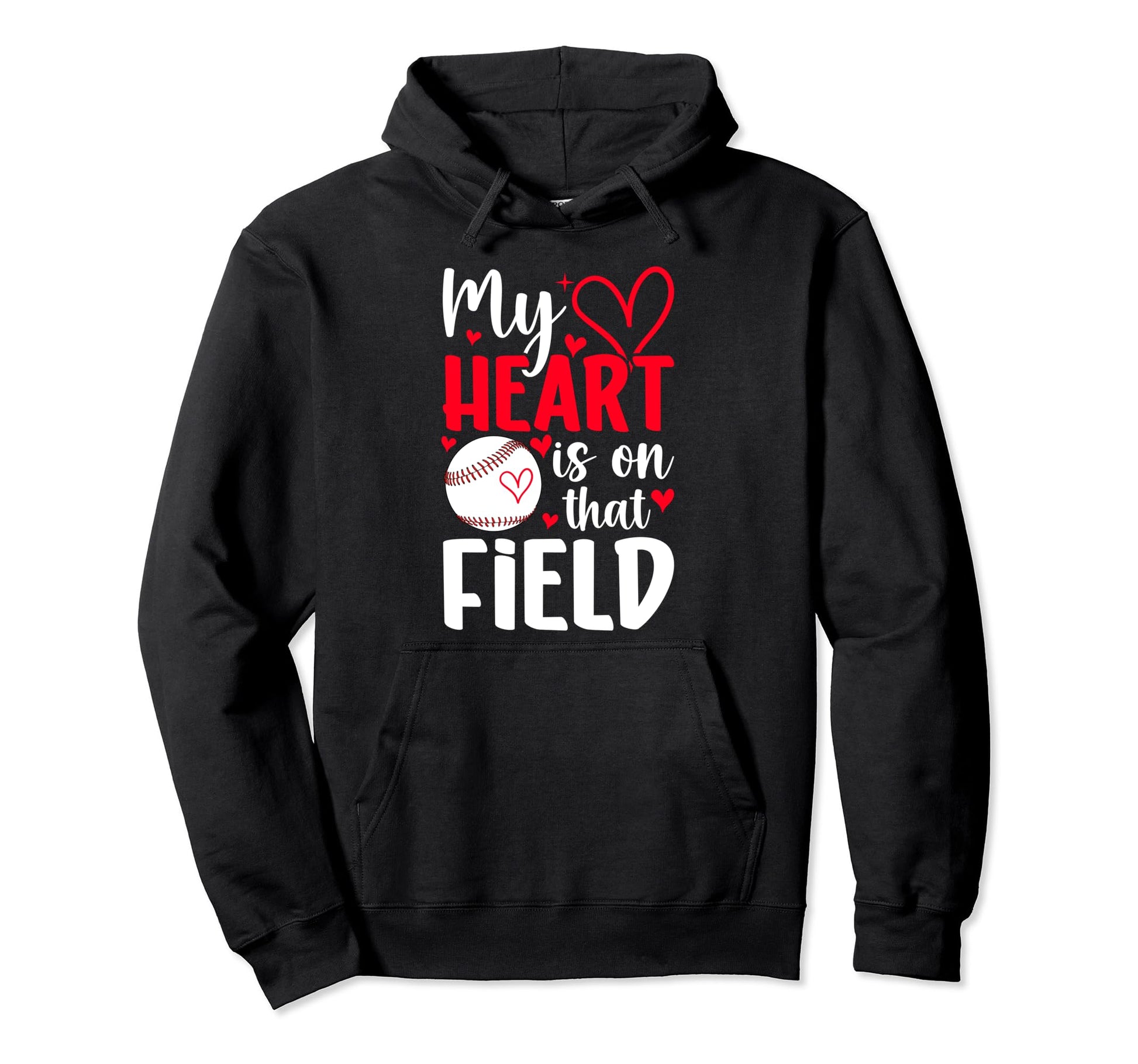 That Field Baseball Granny Baseball Hoodie - Trendy Graphic for Adults - T-Shirt, Sweatshirt, Hoodie