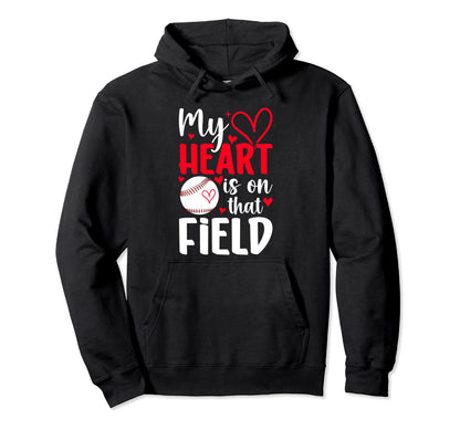 That Field Baseball Granny Baseball Hoodie - Trendy Graphic for Adults - T-Shirt, Sweatshirt, Hoodie