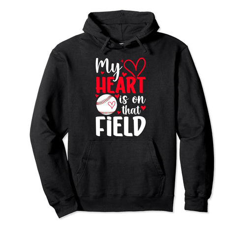 That Field Baseball Granny Baseball Hoodie - Trendy Graphic for Adults - T-Shirt, Sweatshirt, Hoodie