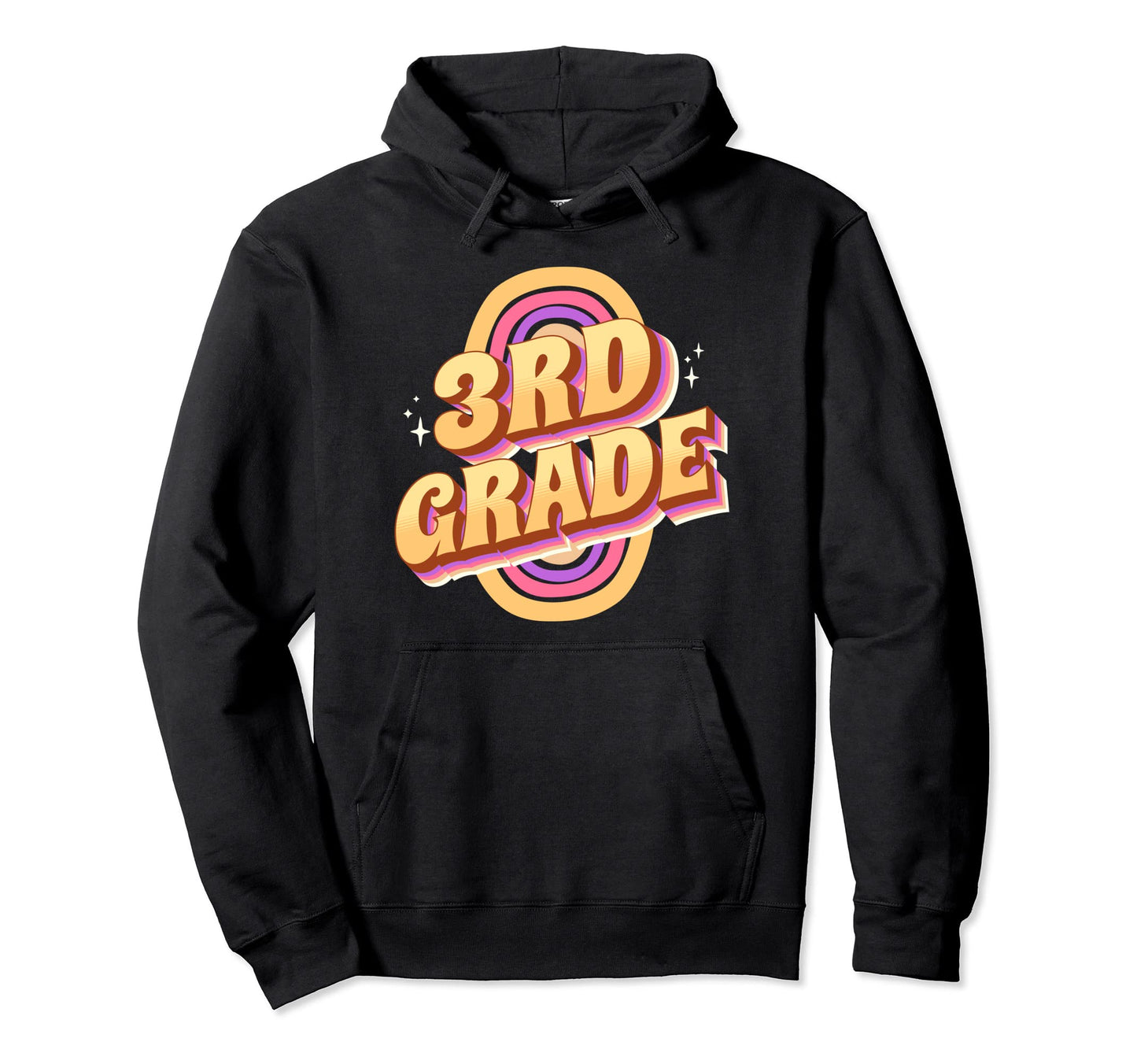 Teacher Rainbow Third 3Rd Grade Student Hoodie - Novelty Apparel Unisex - T-Shirt, Sweatshirt, Hoodie