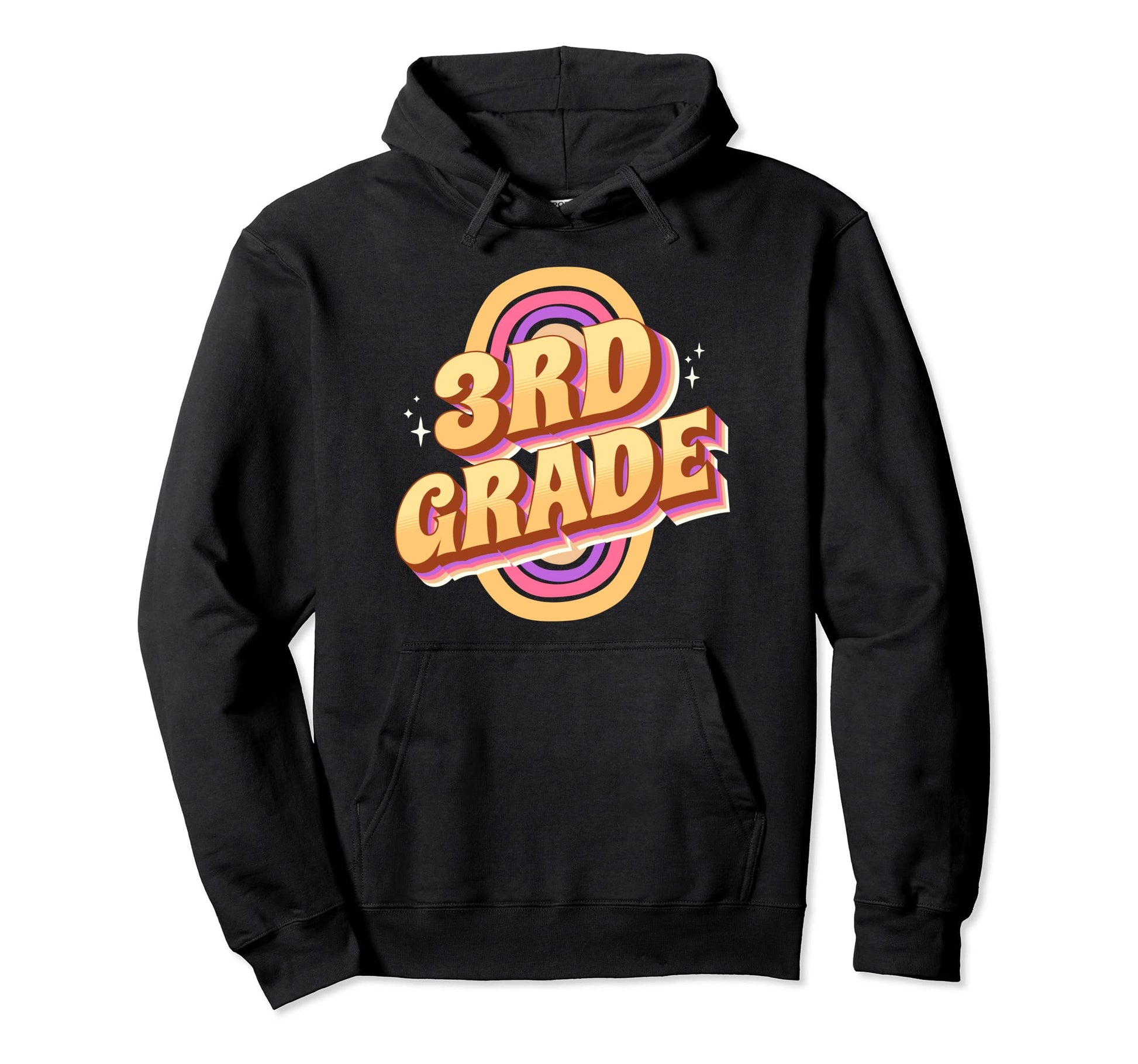 Teacher Rainbow Third 3Rd Grade Student Hoodie - Novelty Apparel Unisex - T-Shirt, Sweatshirt, Hoodie