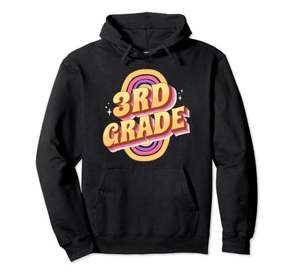 Teacher Rainbow Third 3Rd Grade Student Hoodie - Novelty Apparel Unisex - T-Shirt, Sweatshirt, Hoodie