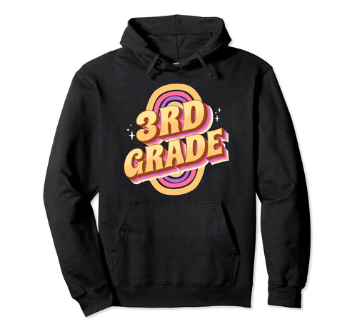 Teacher Rainbow Third 3Rd Grade Student Hoodie - Novelty Apparel Unisex - T-Shirt, Sweatshirt, Hoodie
