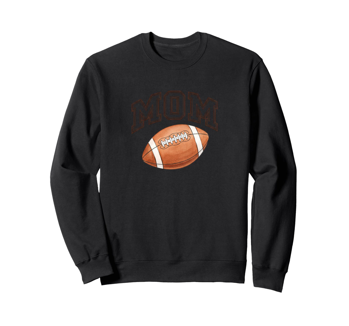 Mom Football Game Day Sweatshirt - Casual Everyday Wear for Adults - T-Shirt, Sweatshirt, Hoodie