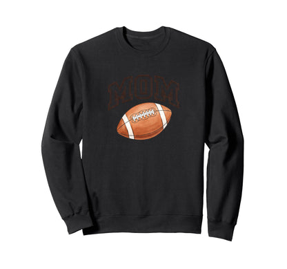 Mom Football Game Day Sweatshirt - Casual Everyday Wear for Adults - T-Shirt, Sweatshirt, Hoodie