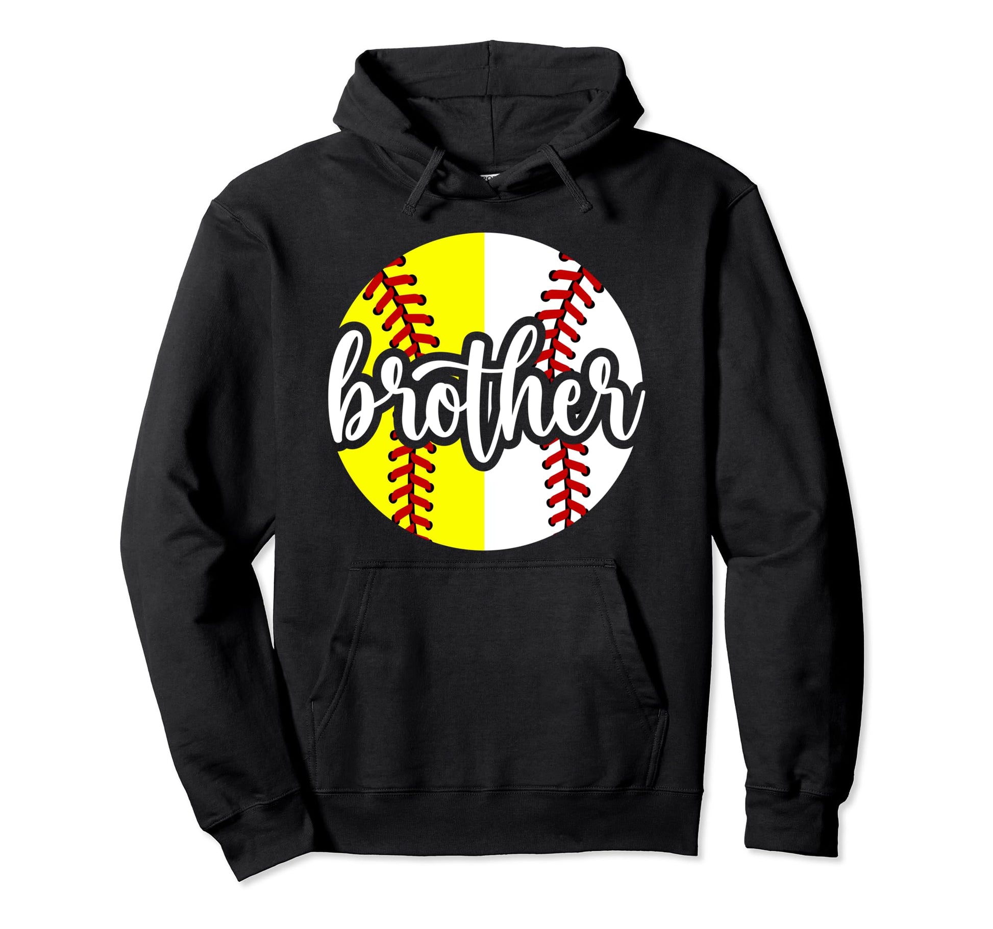 Softball Baseball Brother Hoodie - Casual Everyday Wear for Adults - T-Shirt, Sweatshirt, Hoodie