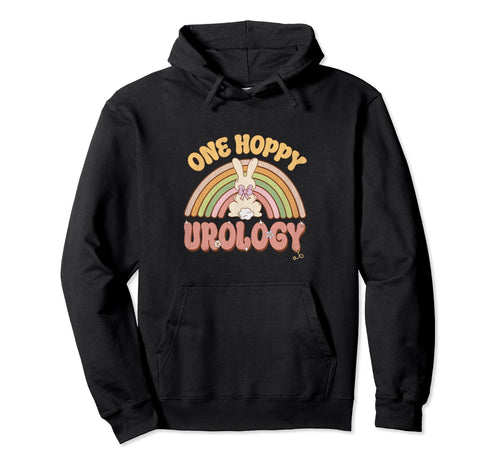 One Hoppy Urology Nurse Bunny Easter Hoodie - Streetwear Style Unisex - T-Shirt, Sweatshirt, Hoodie