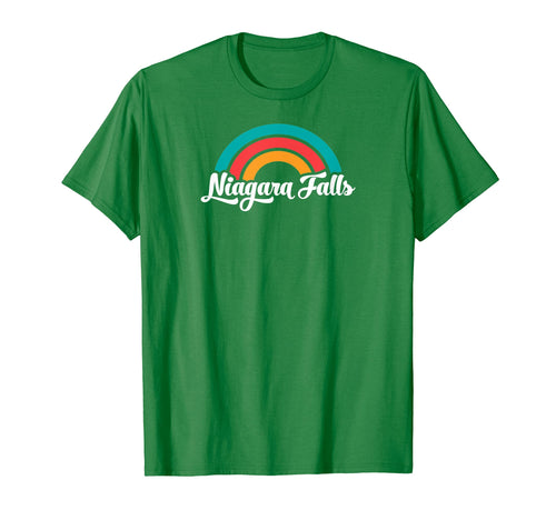 Niagara Falls Ny Script Rainbow T-Shirt - Trendy Graphic Men Women - T-Shirt, Sweatshirt, Hoodie