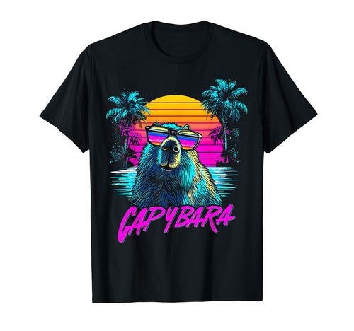 Capybara Capibara Sunglasses T-Shirt - Streetwear Style Men Women - T-Shirt, Sweatshirt, Hoodie