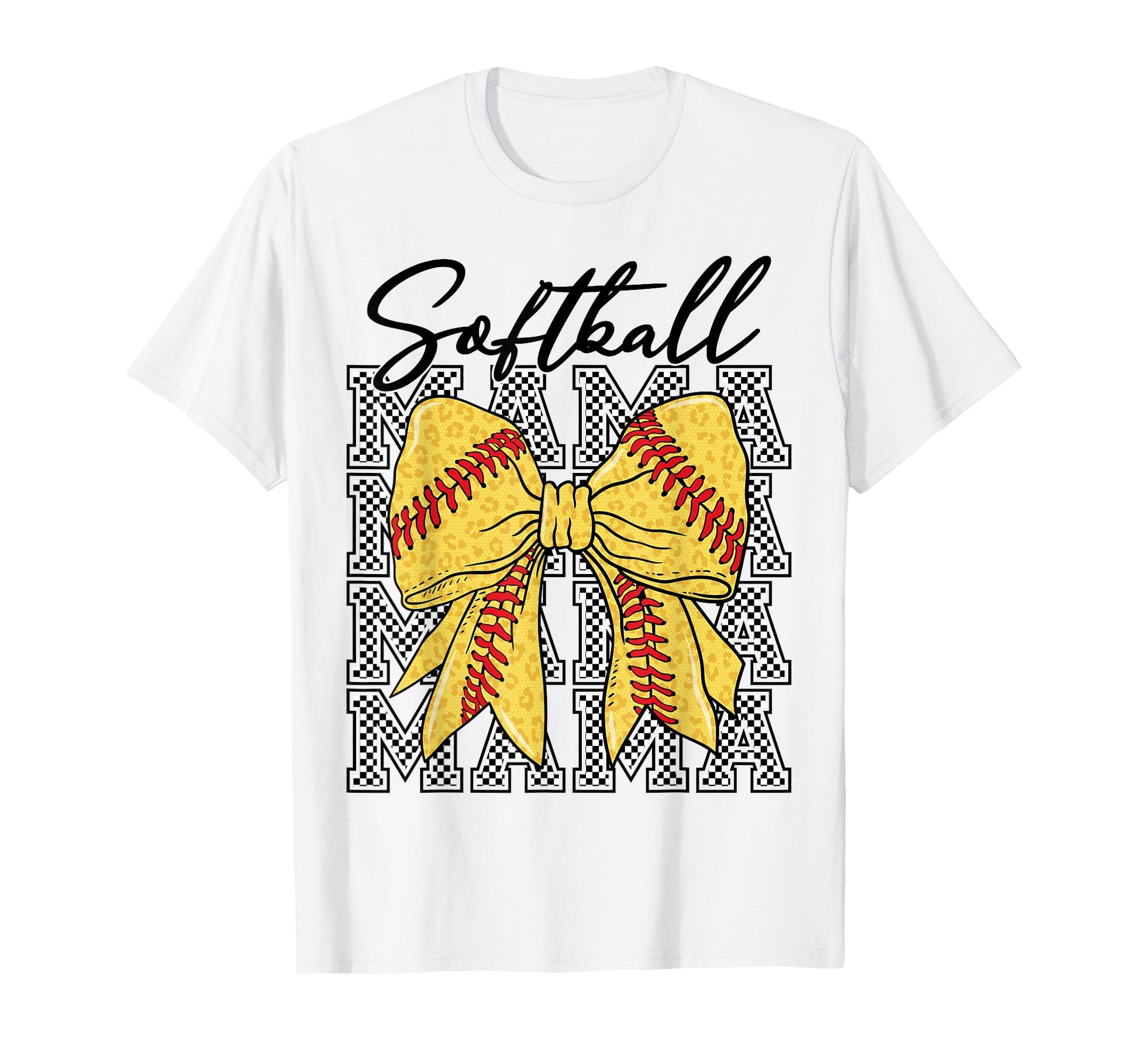 Softball Mama Game Day Vibes Coquette T-Shirt - Novelty Apparel Men Women - T-Shirt, Sweatshirt, Hoodie
