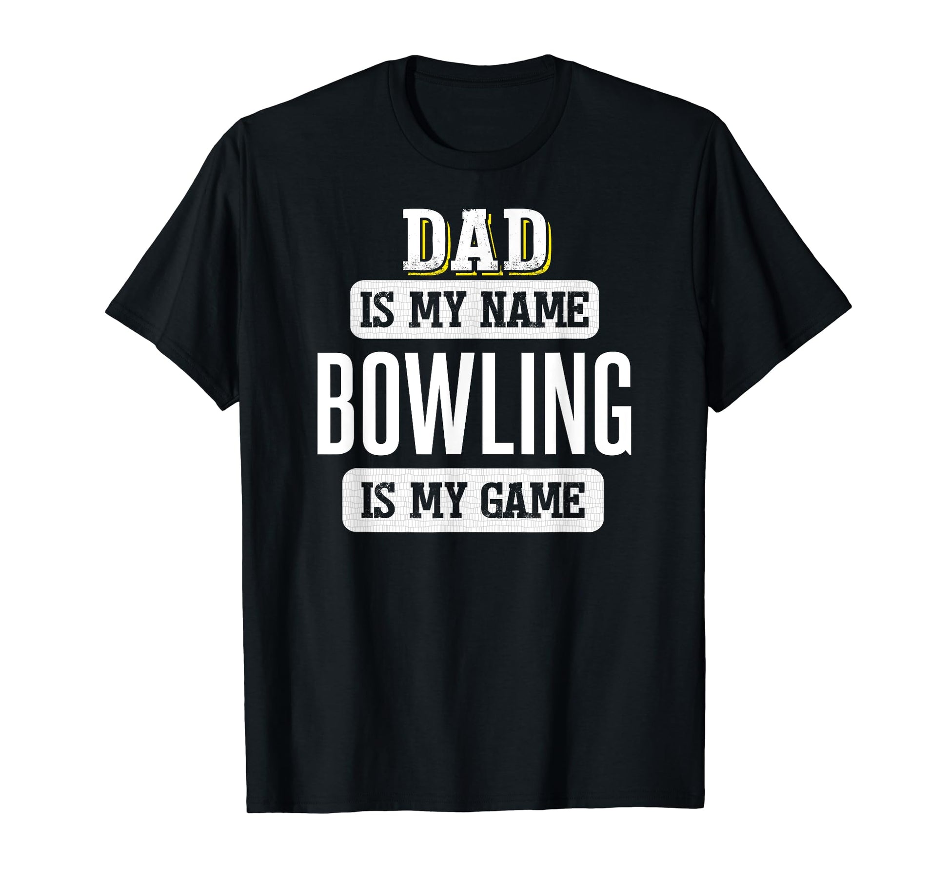 Funny Bowling Gift Dad Fathers Day T-Shirt - Minimalist Print for Adults - T-Shirt, Sweatshirt, Hoodie