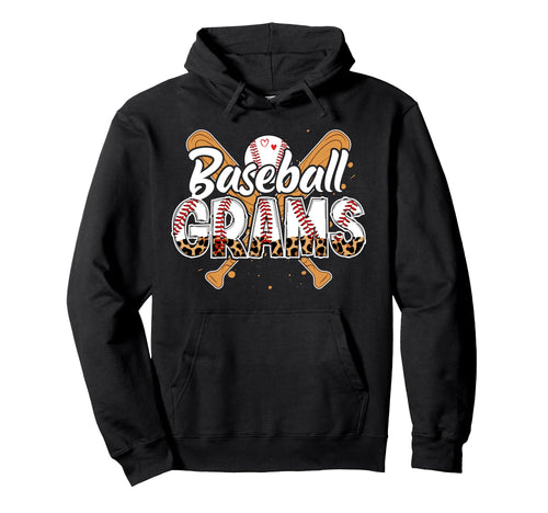 Baseball Grams Leopard Grams Baseball Hoodie - Custom Art Print for Adults - T-Shirt, Sweatshirt, Hoodie